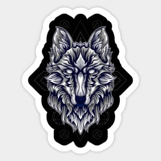alpha space wolf Sticker